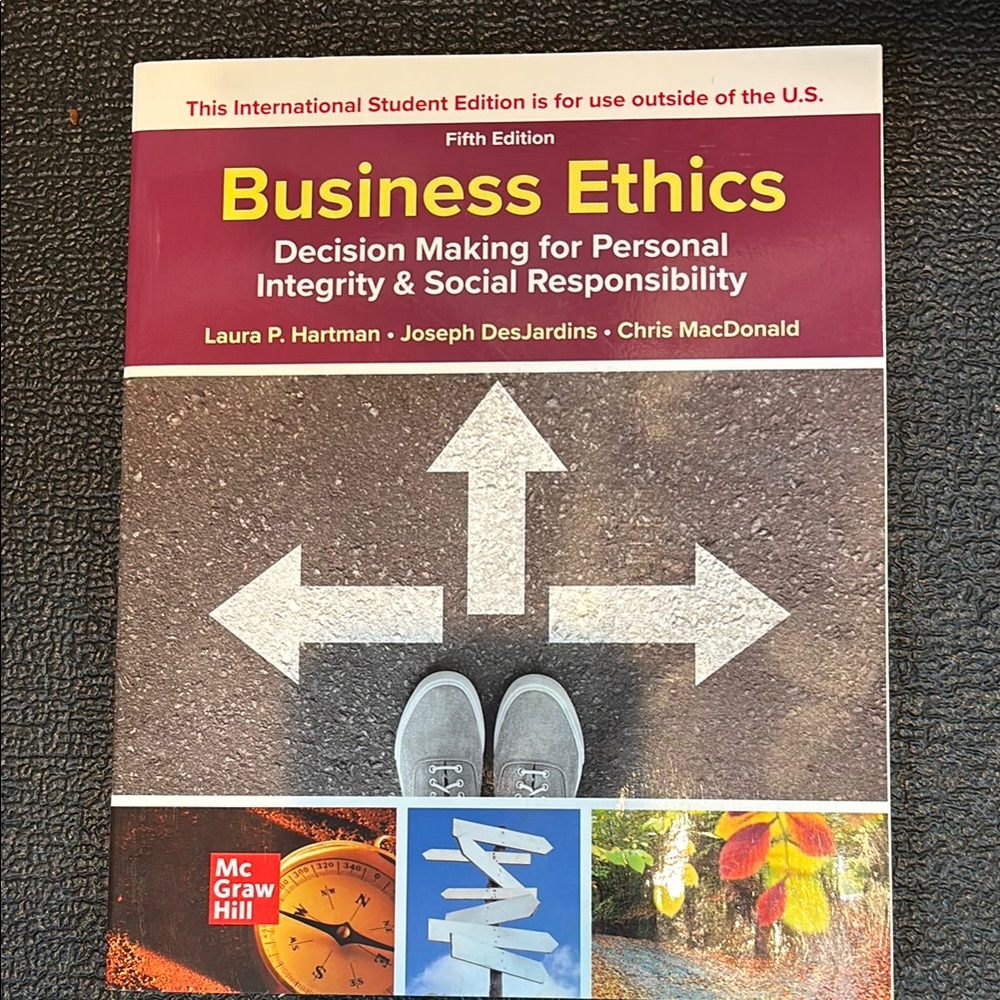 Business Ethics Textbook by McGraw Hill